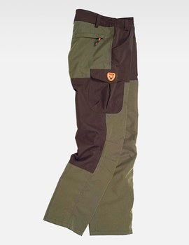 Pantalón S8310 Impermeable color verde/marrón