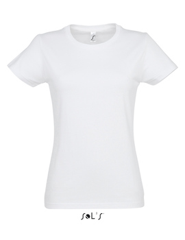 Camiseta Manga Corta IMPERIAL de mujer de color Blanco