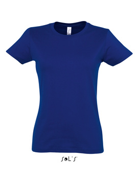 Camiseta Manga Corta IMPERIAL de mujer de color Azul Ultramarino