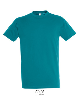 Camiseta básica cuello redondo de manga corta REGENT Azul Duck